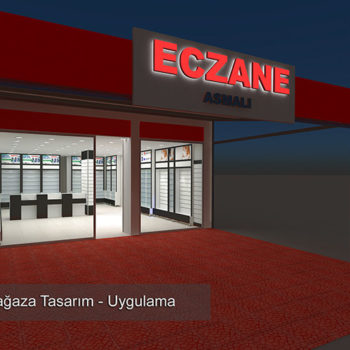 asmalı eczane dekorasyonu